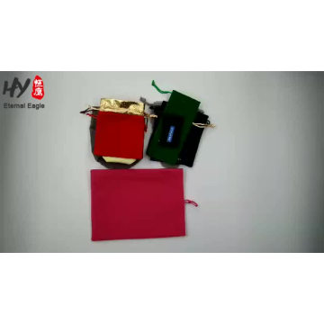 Bolsa de joyería súper fina personalizada y agradable diseñado con alta calidad